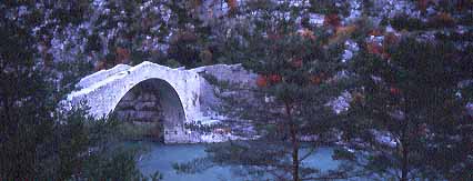 Verdon: le pont de Tusset